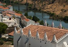 Lane Of The Village Church Of Portugal