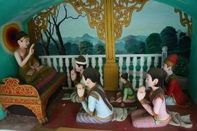 Pray Buddhism as an illustration