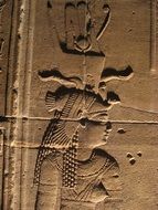 folk hieroglyphs inTemple of Isis