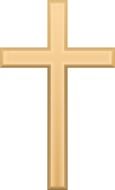 golden cross for prayer