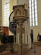 pulpit for sermon in church