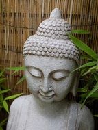 Buddha stone figure for worship