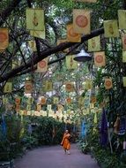 Monastery Park in Thailand