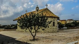 stone built orthodox church in Ayia Napa