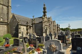 old cemetery in Brittany