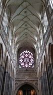picture of interior of the st virus cathedral in prague