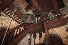 bell on the tower in the bell tower
