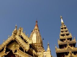 golden temple in burma