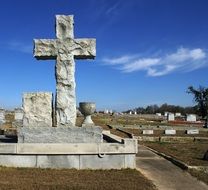 Christian stone cross