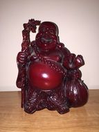 Buddha red Statue