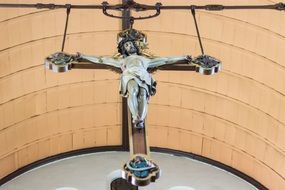 crucified Jesus in the church