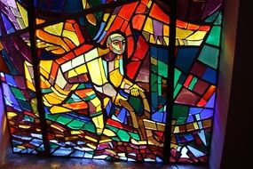 stained glass in the Church
