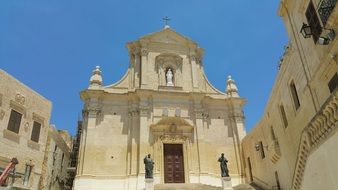 Cathedral of the Assumption, facade, malta, Gozo