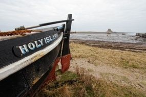 Holy Island boat