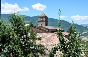 church in Pietrapertosa, Italy