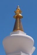golden stupa of buddhist temple