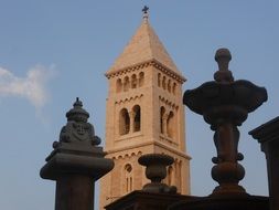 church tower in Jerusalem