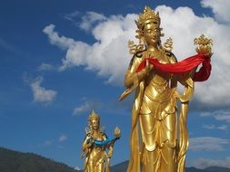 magnificence of Buddhist goddesses