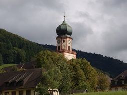 landscape of Monastery Church Of St. Trudpert