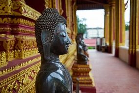 Asian statue in a Temple
