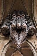 large organ in a church in trier