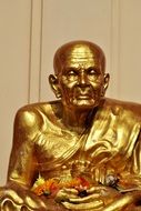 golden buddha as a symbol of meditation