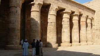 hall of comings in Habu temple