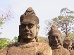 Buddhist statues in Cambodia
