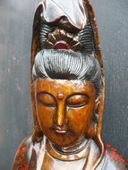 Guan Yin statue with bodhisattva guanyin image