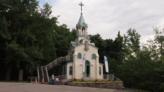 chapel in a park in canada
