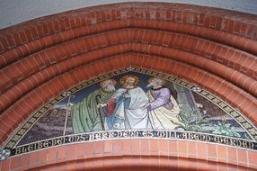 Church mosaic is sign of god's faith