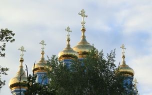 golf church domes in Daugavpils