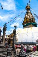 architecture of a hindu temple in nepal