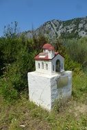 Greece stone monument of the Church