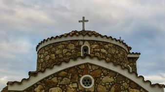 dome of a church in the village of Protaras