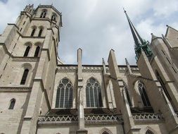 photo of the gothic church in Dijon