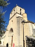 photo of the bell tower of the church in Pierre-Perce, France