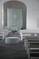 Picture of inside of empty Church