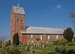 brick church on the North Sea