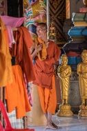 buddhist monk in cambodia