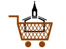 graphic image of a basket for church shopping