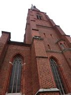 gothic brick church in Sweden