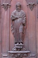 Apostle at the door to the church in WolfenbÃ¼ttel