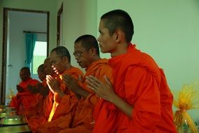 Photo of Buddhist Monks in Thailand