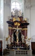 altar in roman catholic church in wÃ¼rttemberg