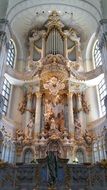 interior of Dresden frauenkirche