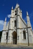 church against the blue sky