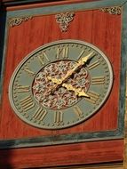 Clock on a tower wall