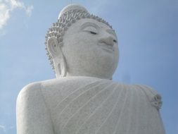 Big White Buddha Statue in Phuket, Thailand