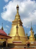 Shwe Dagon Pagoda, gilded stupa, Myanmar, Yangon